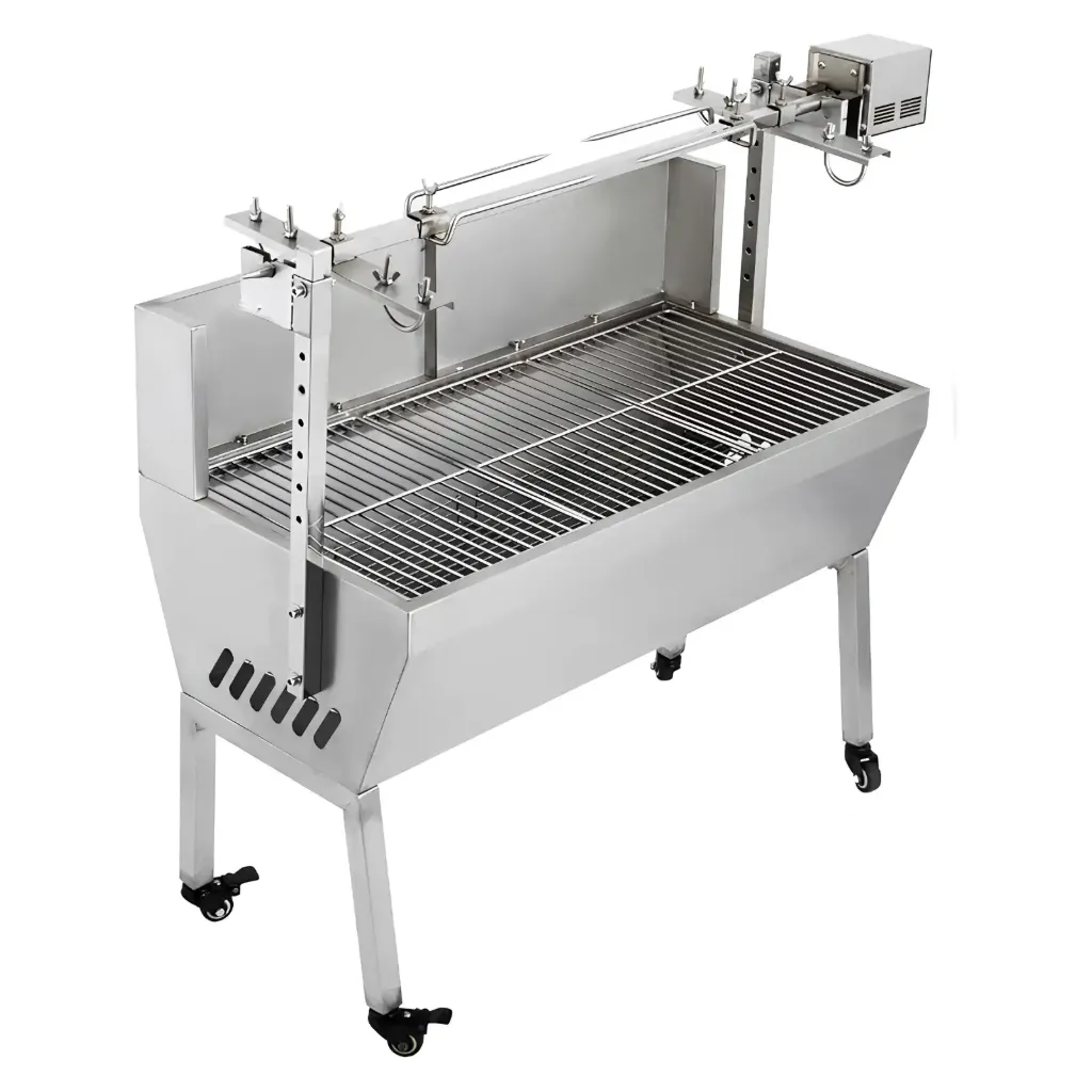 [UW07-02] Stainless Steel Spit Roster